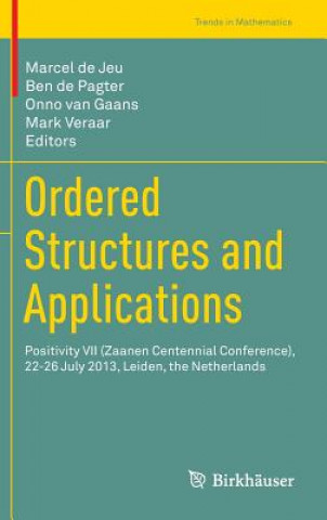 Buch Ordered Structures and Applications Marcel De Jeu