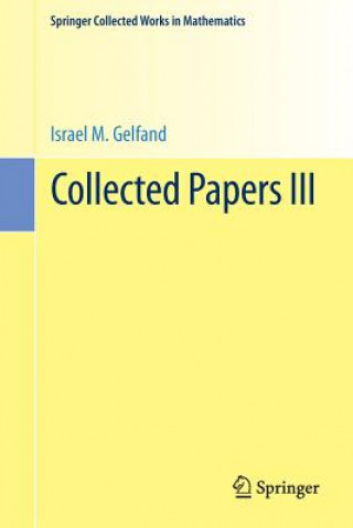 Kniha Collected Papers III Israel M. Gelfand