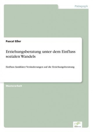 Knjiga Erziehungsberatung unter dem Einfluss sozialen Wandels Pascal Esser