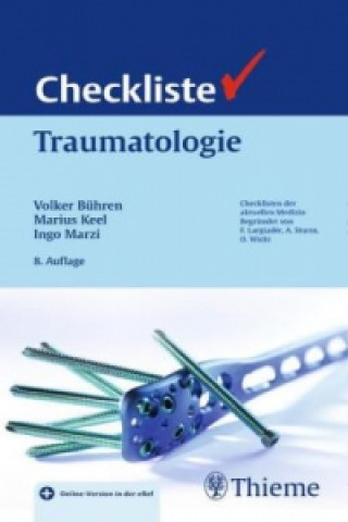 Könyv Checkliste Traumatologie Volker Bühren