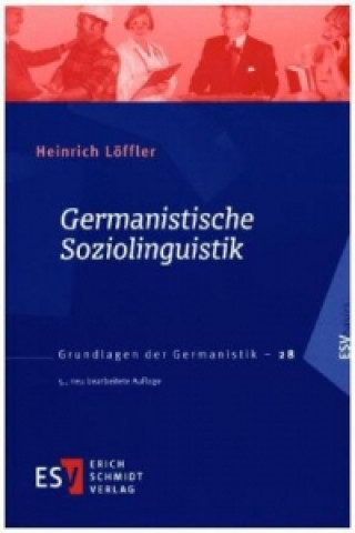 Knjiga Germanistische Soziolinguistik Heinrich Löffler