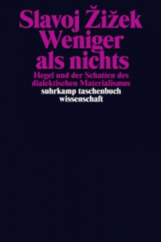 Buch Weniger als nichts Slavoj Žižek