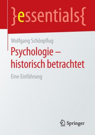 Carte Psychologie - Historisch Betrachtet Wolfgang Schönpflug