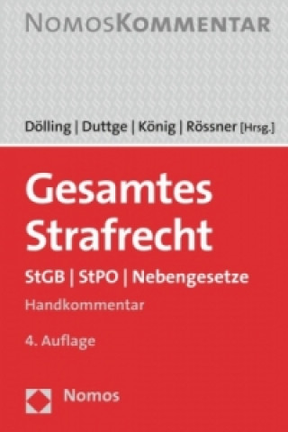 Carte Gesamtes Strafrecht, m. 1 Buch, m. 1 Online-Zugang Dieter Dölling
