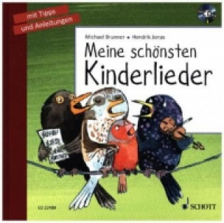 Tiskovina Meine schönsten Kinderlieder, m. Audio-CD Michael Brunner