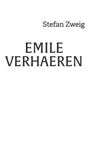 Book Emile Verhaeren Stefan Zweig