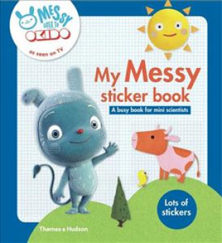 Kniha My Messy sticker book OKIDO