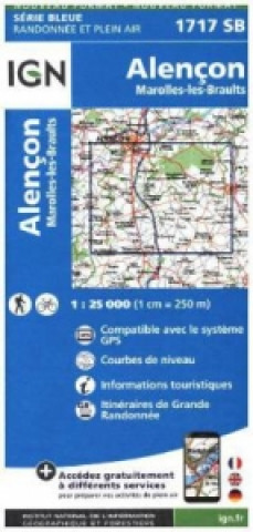 Materiale tipărite IGN Karte, Carte de randonnée (et plein air) Alencon Marolles 