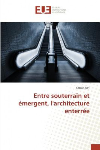 Kniha Entre Souterrain Et Emergent, Larchitecture Enterree Juet-C