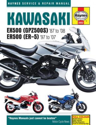 Carte Kawasaki EX500 (GPZ500S) & ER500 (ER-5) (87 - 05) Alan Ahlstrand