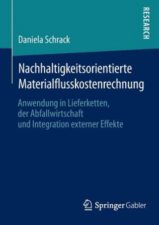 Carte Nachhaltigkeitsorientierte Materialflusskostenrechnung Daniela Schrack