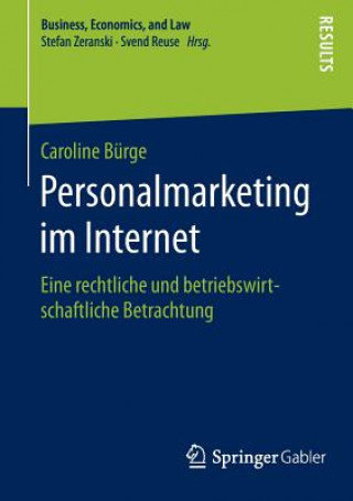 Livre Personalmarketing Im Internet Caroline Bürge