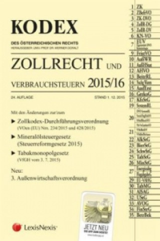Könyv KODEX Zollrecht 2015/16 (f. Österreich) Werner Doralt