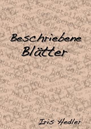 Książka Beschriebene Blatter Iris Hedler