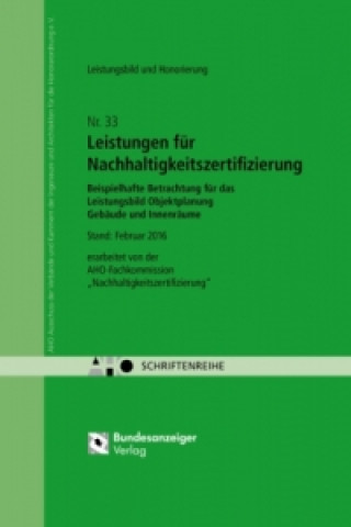 Carte Leistungen für Nachhaltigkeitszertifizierung - Leistungsbild und Honorierung 