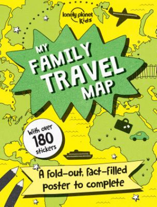Kniha My Family Travel Map Lonely Planet Kids