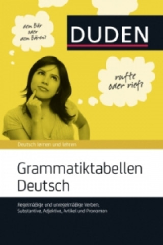 Könyv Duden Grammatiktabellen Deutsch Dudenredaktion