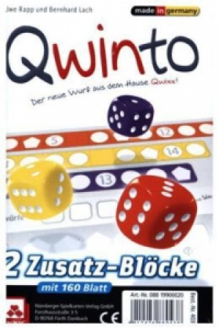 Játék Qwinto - Ersatzblöcke Oliver Freudenreich