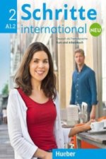 Kniha Schritte international Neu 2 Kursbuch + Arbeitsbuch mit Audio-CD Daniela Niebisch