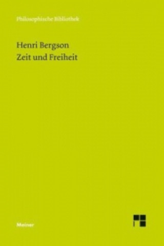 Książka Zeit und Freiheit Henri Bergson