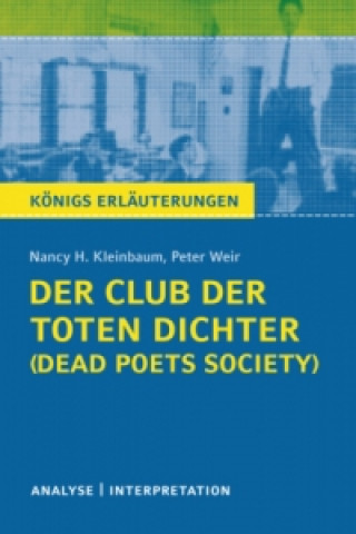 Book Nancy Kleinbaum "Der Club der toten Dichter - Dead Poets Society" Nancy H. Kleinbaum