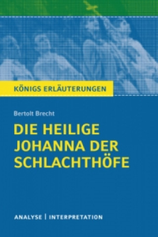 Kniha Bertolt Brecht "Die heilige Johanna der Schlachthöfe" Bertolt Brecht