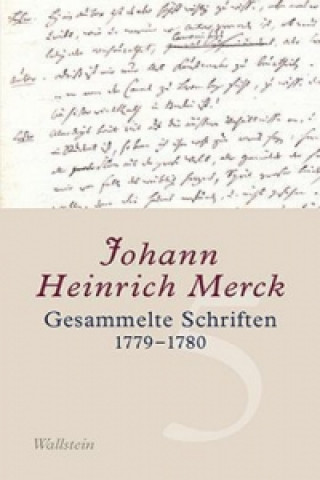 Carte Gesammelte Schriften 1779-1780 Johann Heinrich Merck