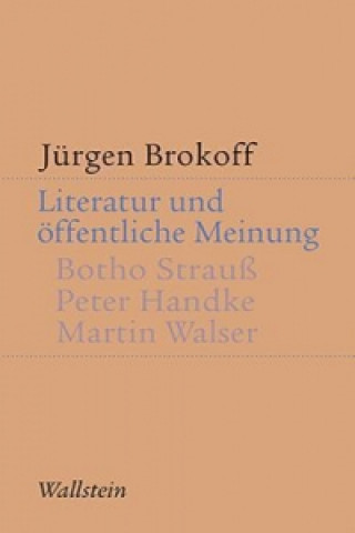 Książka Literaturstreit und Bocksgesang Jürgen Brokoff