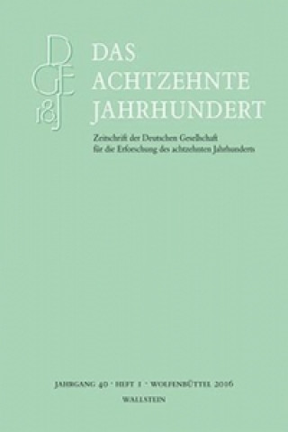 Kniha Das achtzehnte Jahrhundert. Jg.40/1 