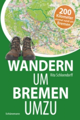 Carte Wandern um Bremen umzu Rita Schloendorff