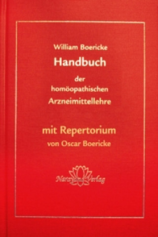 Kniha Handbuch der homöopathischen Arzneimittellehre mit Repertorium Oscar Boericke