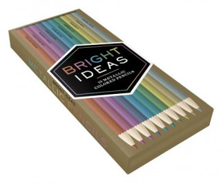 Carte Bright Ideas Metallic Colored Pencils: 10 Colored Pencils Chronicle Books