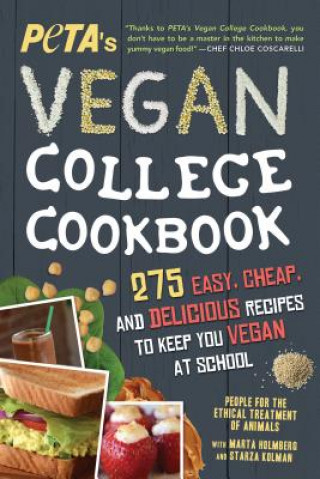 Kniha PETAS Vegan College Cookbook Peta