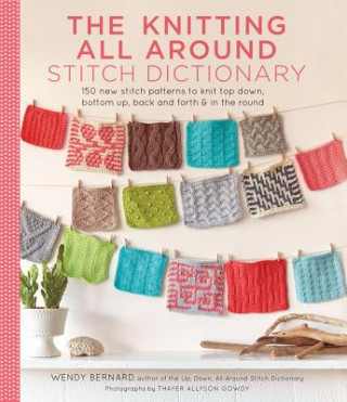 Book Knitting All Around Stitch Dictionary Wendy Bernard