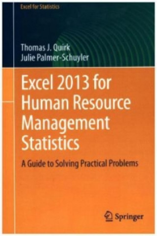 Kniha Excel 2013 for Human Resource Management Statistics Thomas J. Quirk