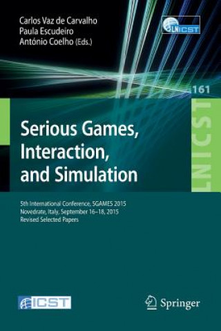 Kniha Serious Games, Interaction, and Simulation António Coelho