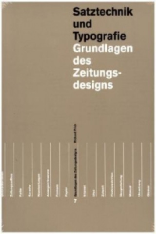 Carte Grundlagen des Zeitungs- und Zeitschriftendesigns, in 2 Bdn. Richard Frick
