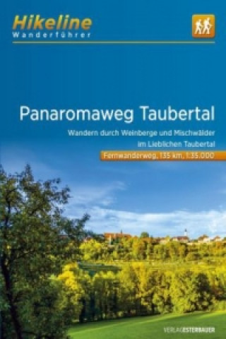 Kniha Hikeline Wanderführer Fernwanderweg Panoramaweg Taubertal 