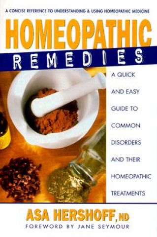 Kniha Homeopathic Remedies Asa Hershoff