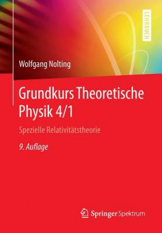 Carte Grundkurs Theoretische Physik 4/1 Wolfgang Nolting