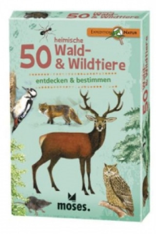 Joc / Jucărie 50 heimische Wald- & Wildtiere entdecken & bestimmen Carola von Kessel
