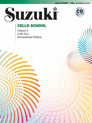 Book Suzuki Cello School Cello Part & CD, Volume 6 (Revised). Vol.6 Tsuyoshi Tsutsumi