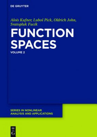 Kniha Function Spaces, 2. Vol.2 Lubos Pick