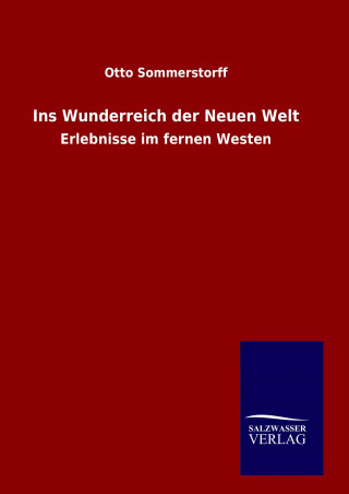 Buch Ins Wunderreich der Neuen Welt Otto Sommerstorff