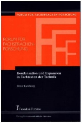 Buch Kondensation und Expansion in Fachtexten der Technik Peter Kastberg