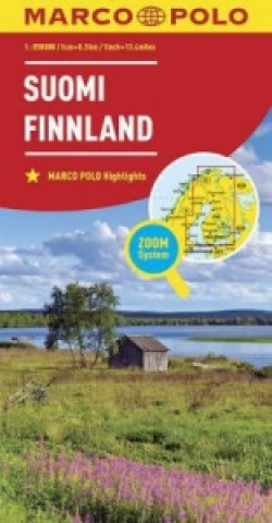 Materiale tipărite MARCO POLO Karte Länderkarte Finnland 1:850 000. Finlande. Suomi. Finland 