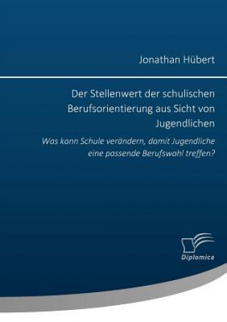 Kniha Stellenwert der schulischen Berufsorientierung aus Sicht von Jugendlichen Jonathan Hübert