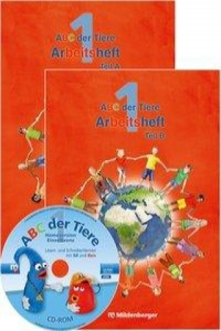 Könyv ABC der Tiere 1 - Arbeitsheft Grundschrift, Teil A und B, m. 1 CD-ROM, m. 1 Beilage, 2 Teile Klaus Kuhn