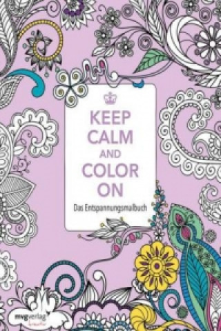 Carte Keep Calm and Color On 