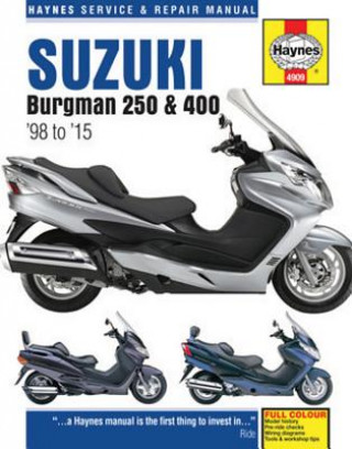 Libro Suzuki Burgman 250 & 400 (98 - 15) Phil Mather